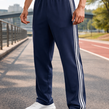 Men's Joggers in Straight-Leg Fit – Side-Stripe Athletic Cut