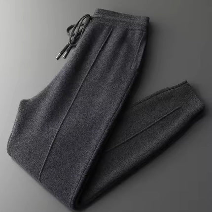 Men's Knit Tracksuit Set – Zip-Up Jacket & Tapered Joggers