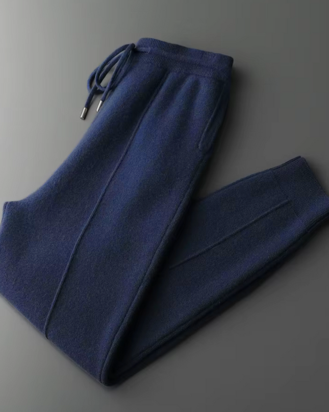 Men's Knit Tracksuit Set – Zip-Up Jacket & Tapered Joggers