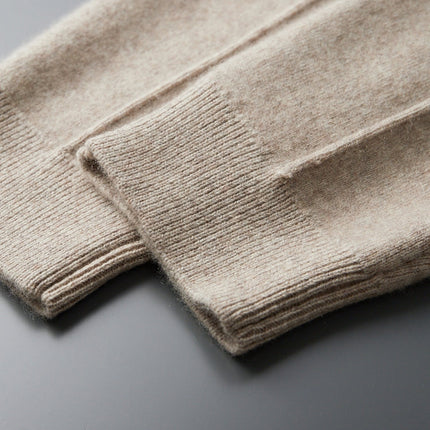 Men's Knit Tracksuit Set – Zip-Up Jacket & Tapered Joggers