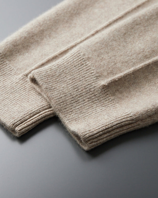 Men's Knit Tracksuit Set – Zip-Up Jacket & Tapered Joggers