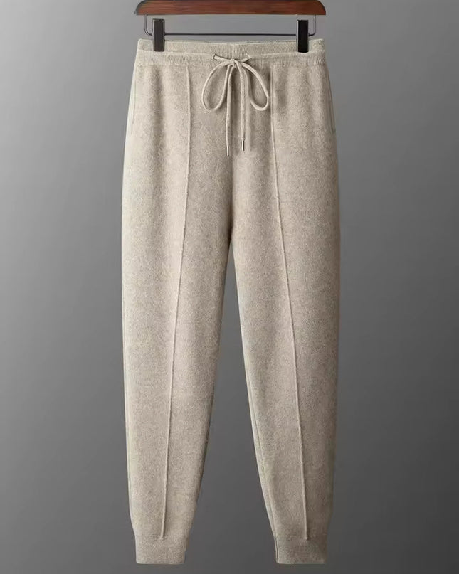 Men's Knit Tracksuit Set – Zip-Up Jacket & Tapered Joggers