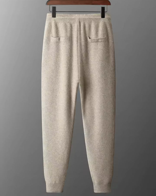 Men's Knit Tracksuit Set – Zip-Up Jacket & Tapered Joggers