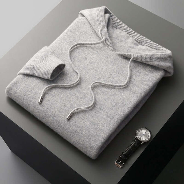 Men's Knitted Hoodie in Regular Fit – Refined Everyday Layer