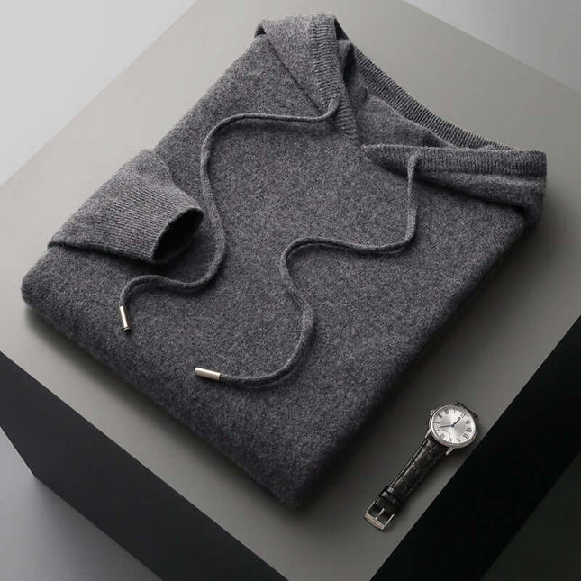 Men's Knitted Hoodie in Regular Fit – Refined Everyday Layer