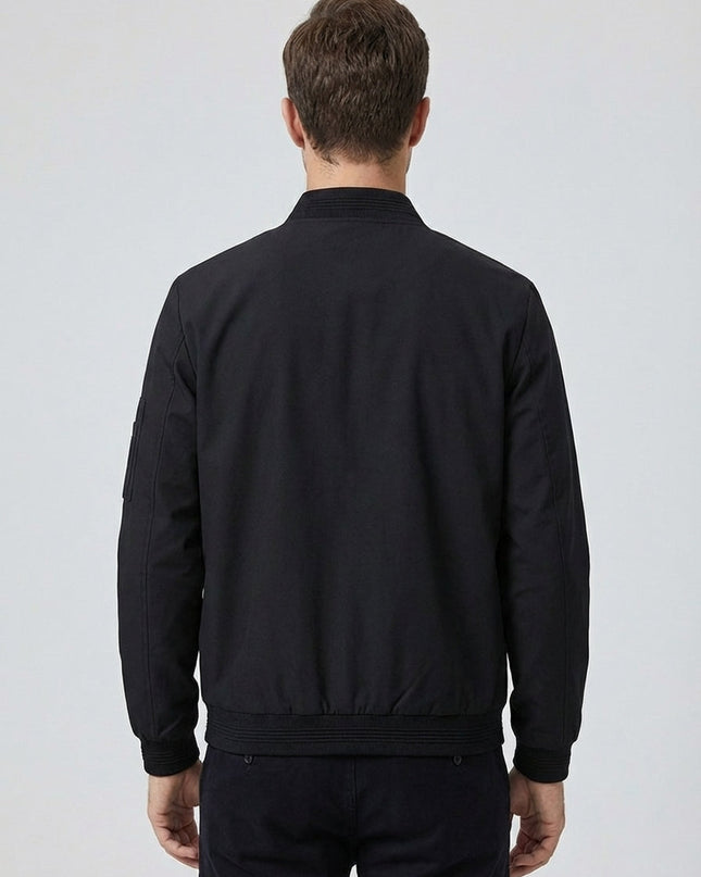 Men's Lightweight Bomber Jacket – Zip-Front Everyday Layer