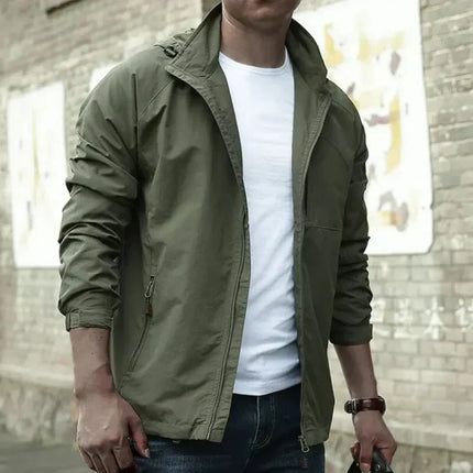 Men's Lightweight Jacket | Zip-Front Everyday Fit
