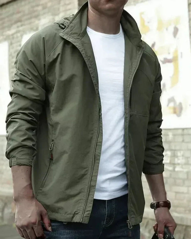 Men's Lightweight Jacket | Zip-Front Everyday Fit