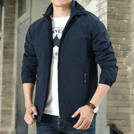 Men's Lightweight Jacket | Zip-Front Everyday Fit