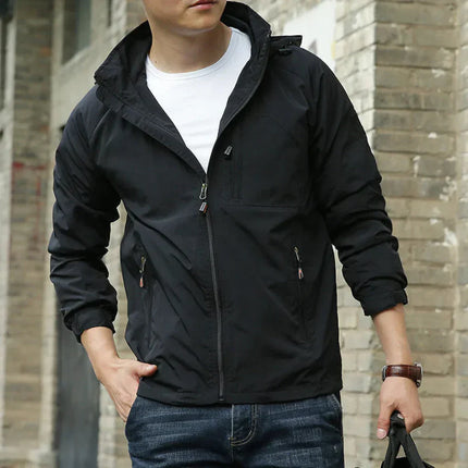 Men's Lightweight Jacket | Zip-Front Everyday Fit