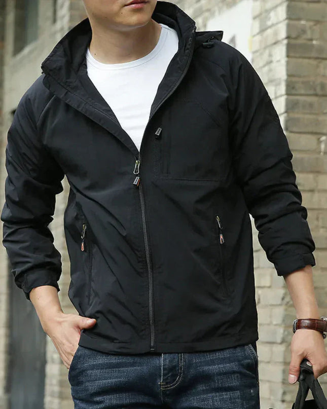 Men's Lightweight Jacket | Zip-Front Everyday Fit