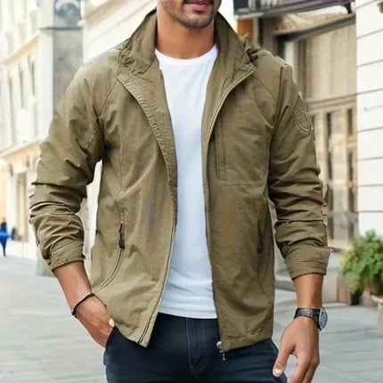 Men's Lightweight Jacket | Zip-Front Everyday Fit