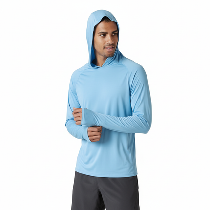 Men's Lightweight Performance Hoodie – UV Protection Active Layer