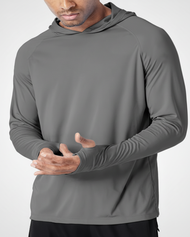 Men's Lightweight Performance Hoodie – UV Protection Active Layer