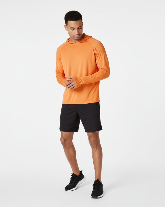 Men's Lightweight Performance Hoodie – UV Protection Active Layer
