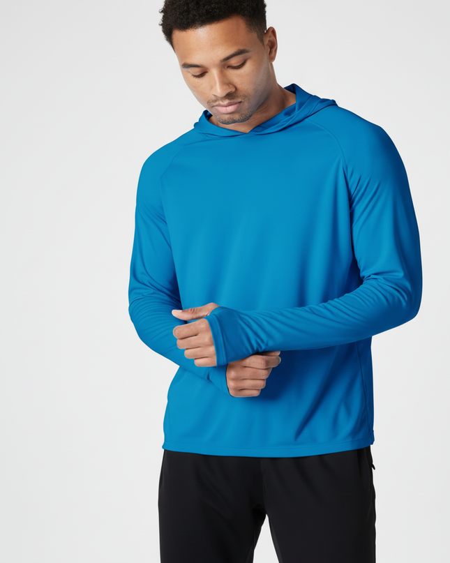 Men's Lightweight Performance Hoodie – UV Protection Active Layer