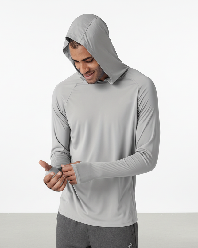 Men's Lightweight Performance Hoodie – UV Protection Active Layer