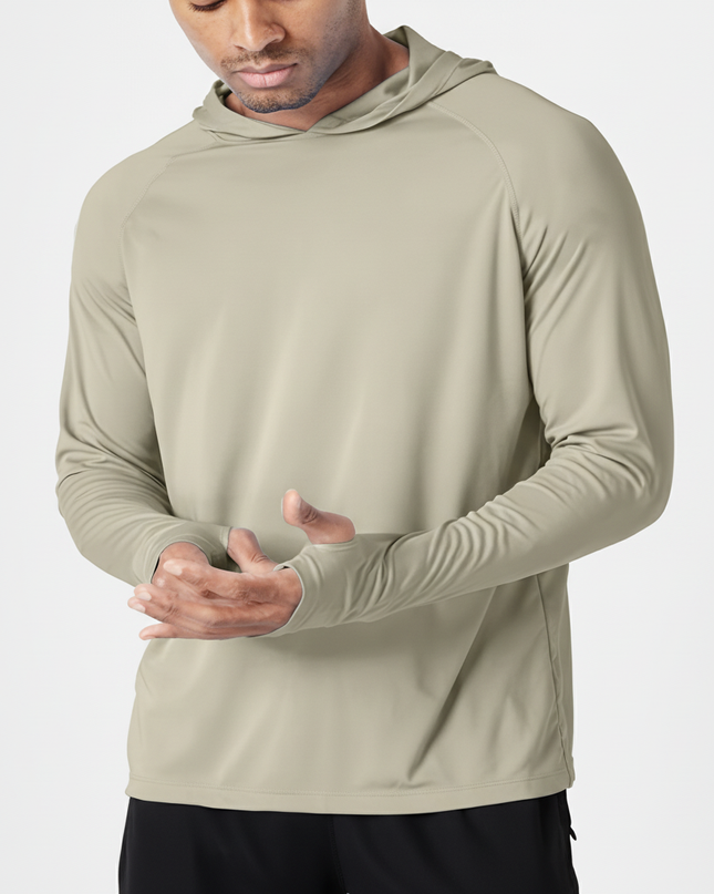 Men's Lightweight Performance Hoodie – UV Protection Active Layer