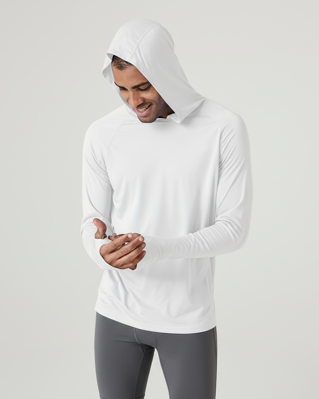 Men's Lightweight Performance Hoodie – UV Protection Active Layer