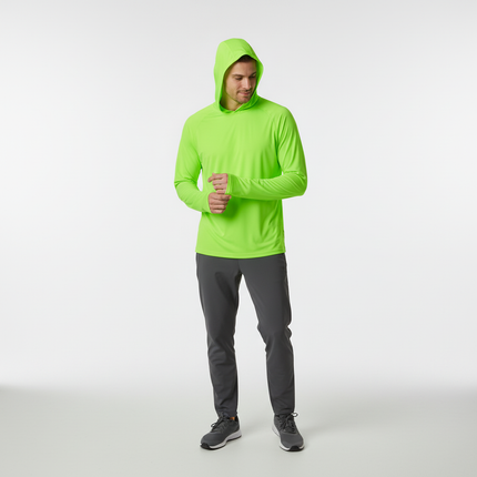 Men's Lightweight Performance Hoodie – UV Protection Active Layer