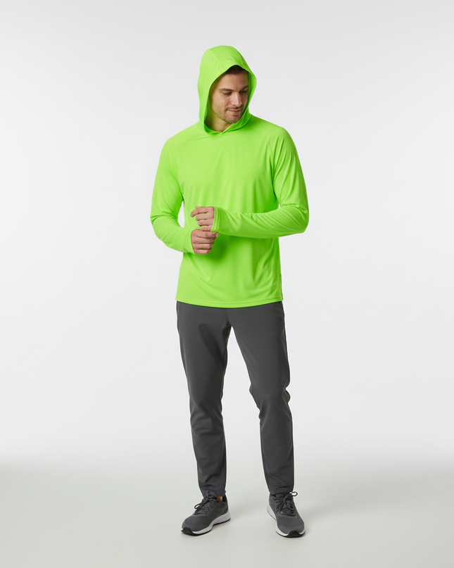 Men's Lightweight Performance Hoodie – UV Protection Active Layer