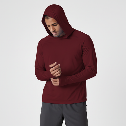Men's Lightweight Performance Hoodie – UV Protection Active Layer