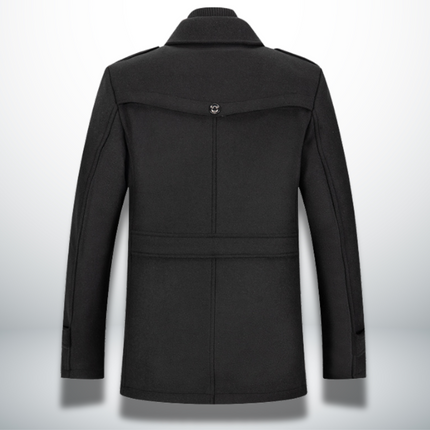 Men's Long Overcoat – Tailored Fit Smart Winter Coat