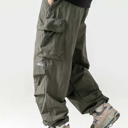 Men's Outdoor Cargo Trousers – Relaxed Hiking Utility Fit