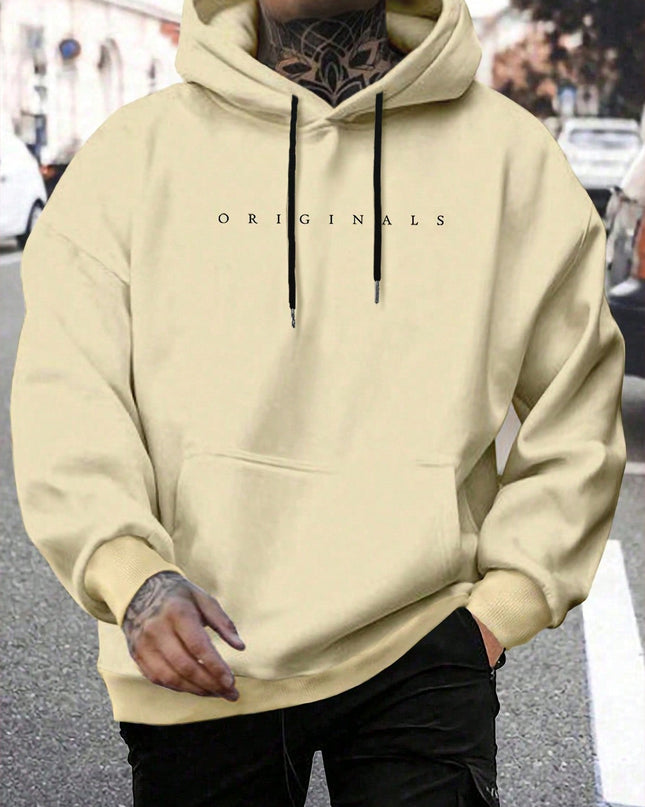 Men's Oversized Hoodie | Casual Pullover Sweatshirt