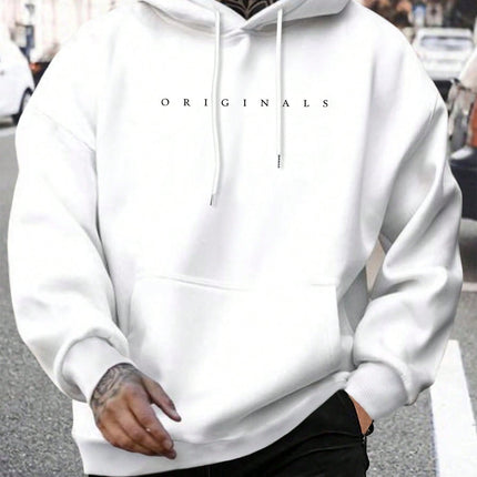 Men's Oversized Hoodie | Casual Pullover Sweatshirt