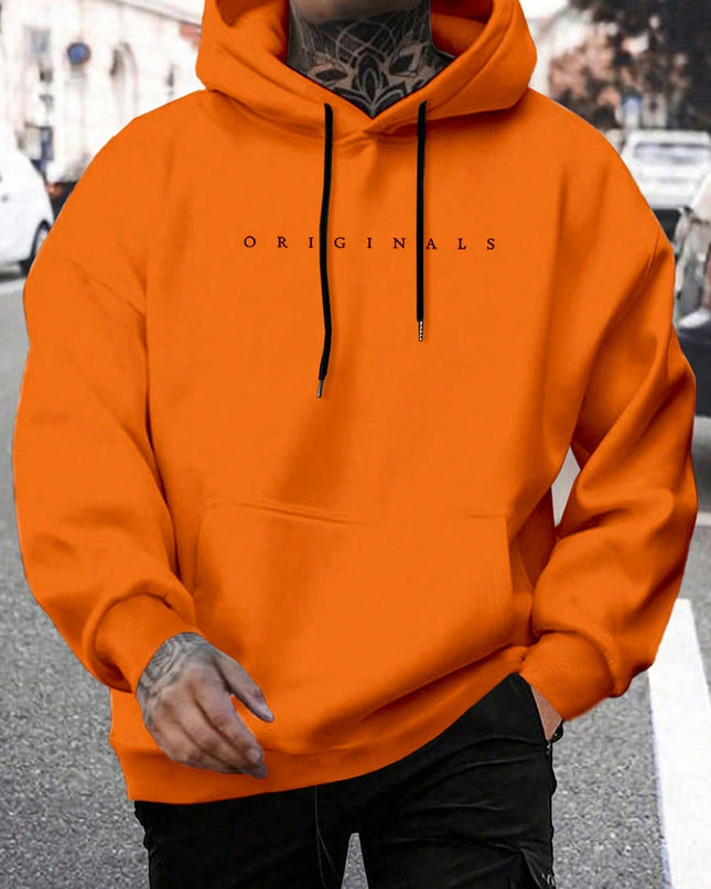 Men's Oversized Hoodie | Casual Pullover Sweatshirt