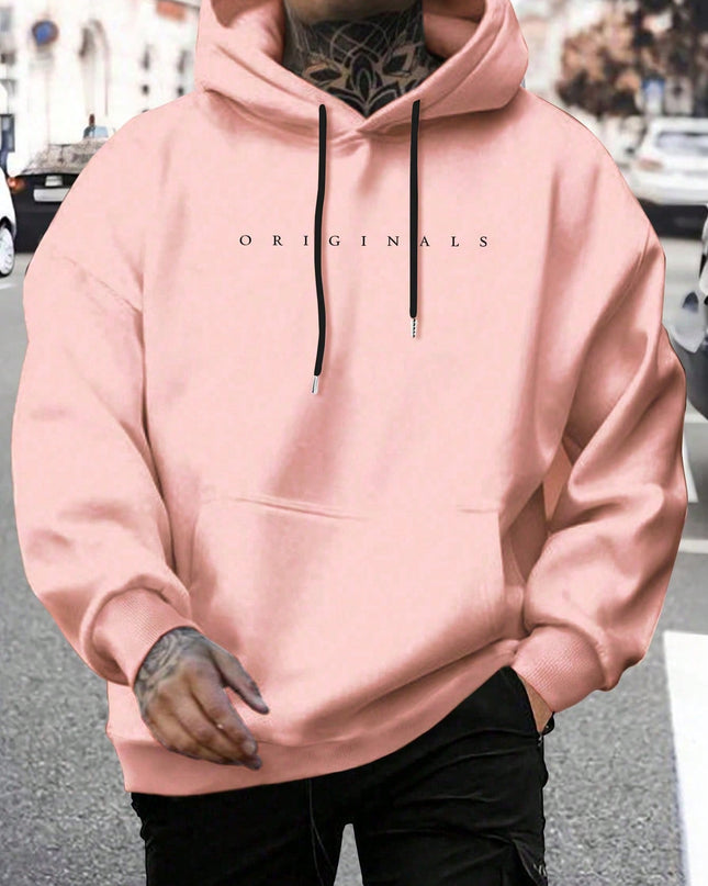 Men's Oversized Hoodie | Casual Pullover Sweatshirt