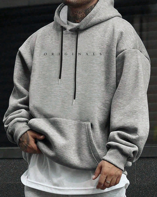 Men's Oversized Hoodie | Casual Pullover Sweatshirt
