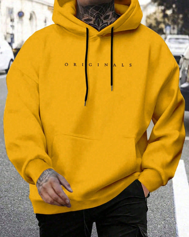 Men's Oversized Hoodie | Casual Pullover Sweatshirt