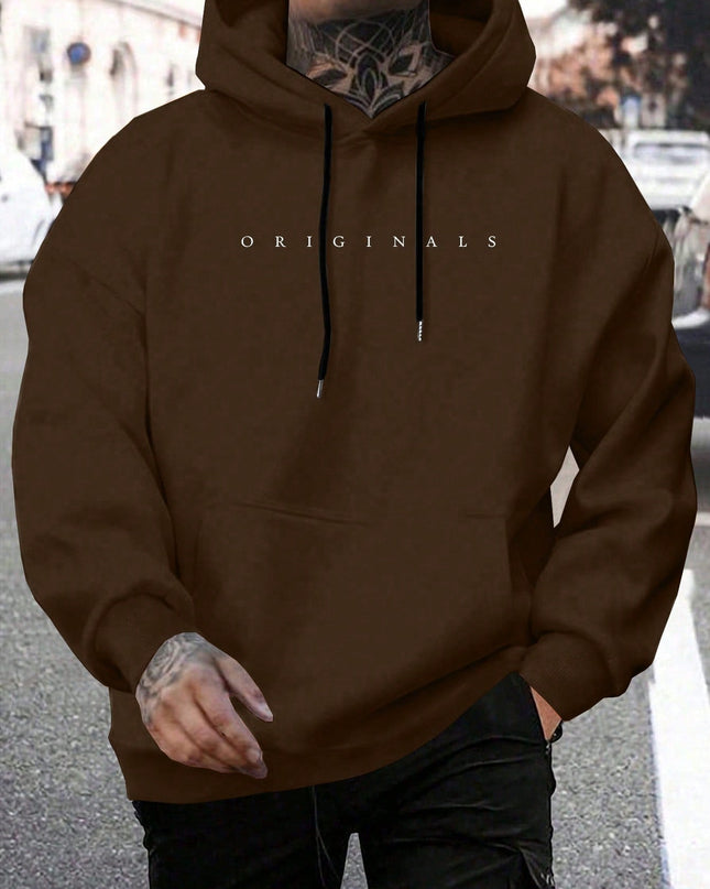 Men's Oversized Hoodie | Casual Pullover Sweatshirt