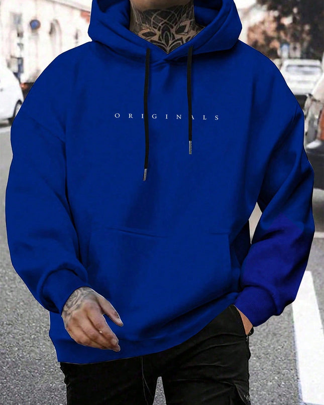 Men's Oversized Hoodie | Casual Pullover Sweatshirt