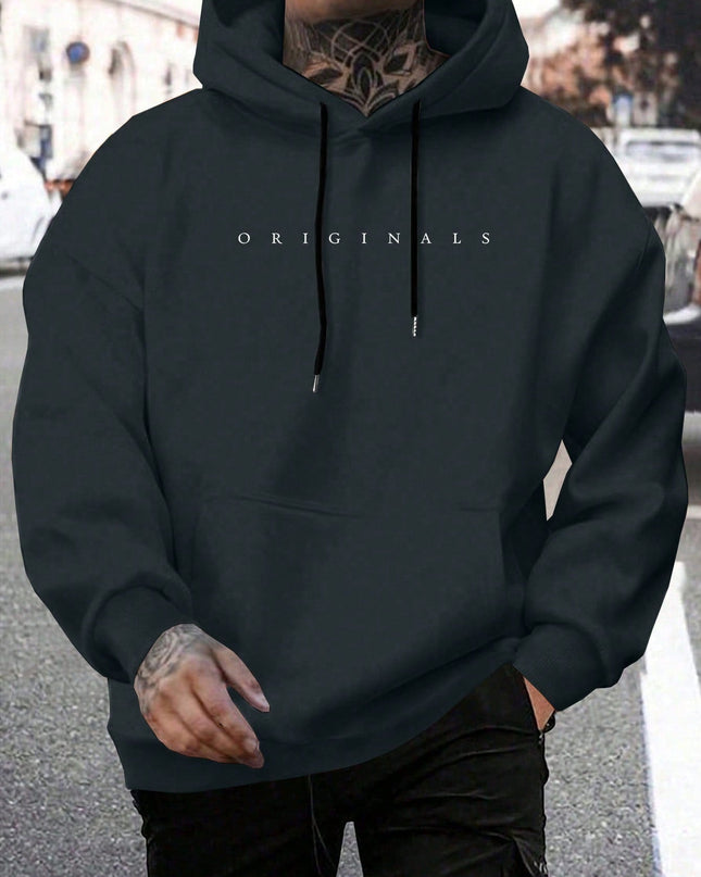 Men's Oversized Hoodie | Casual Pullover Sweatshirt