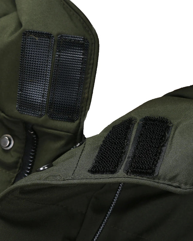 Men's Puffer Coat in Long Cut – Hooded Quilted Winter Layer