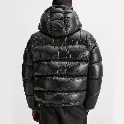 Men's Puffer Jacket in Regular Cut – Hooded Quilted Winter Layer