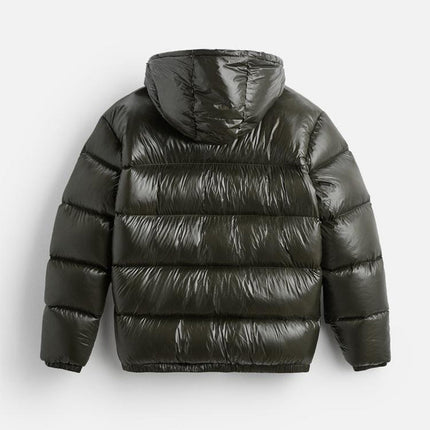 Men's Puffer Jacket in Regular Cut – Hooded Quilted Winter Layer
