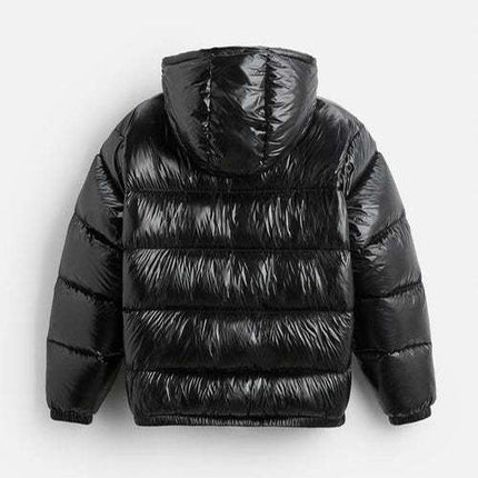 Men's Puffer Jacket in Regular Cut – Hooded Quilted Winter Layer