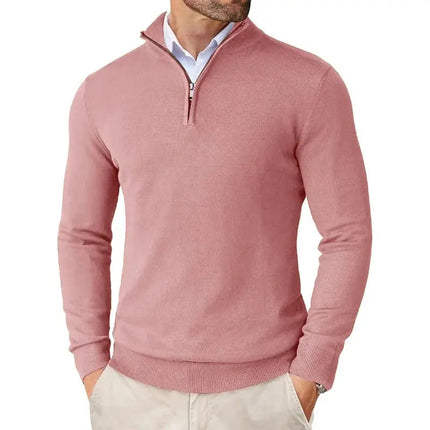 Men's Quarter Zip Jumper – Tailored Knit for Smart Layering