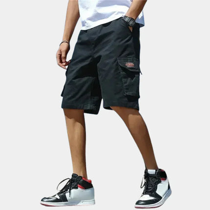 Men's Relaxed Cargo Shorts – Utility Pocket Everyday Fit