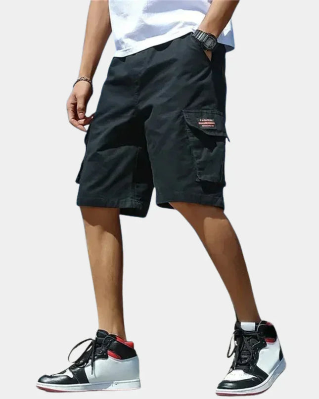 Men's Relaxed Cargo Shorts – Utility Pocket Everyday Fit