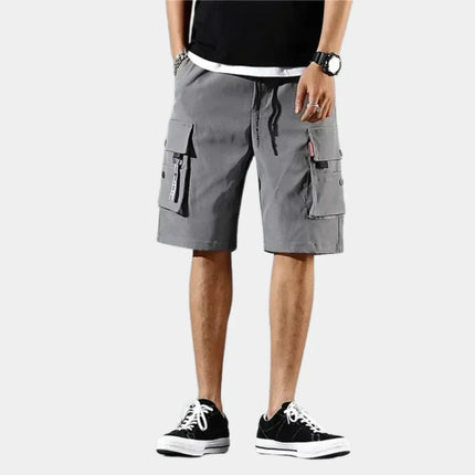 Men's Relaxed Cargo Shorts – Utility Pocket Everyday Fit