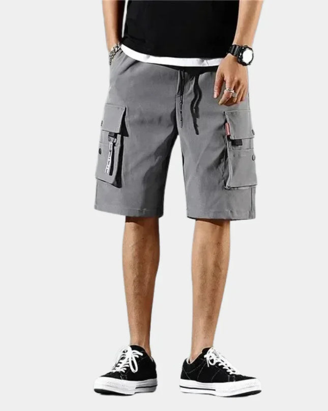 Men's Relaxed Cargo Shorts – Utility Pocket Everyday Fit