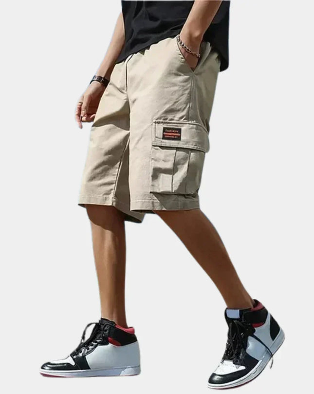 Men's Relaxed Cargo Shorts – Utility Pocket Everyday Fit