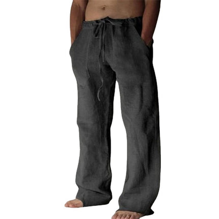 Men's Relaxed Drawstring Trousers for Effortless Summer Style