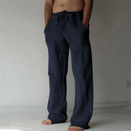 Men's Relaxed Drawstring Trousers for Effortless Summer Style