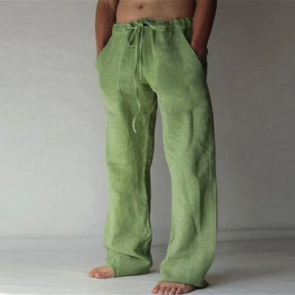 Men's Relaxed Drawstring Trousers for Effortless Summer Style